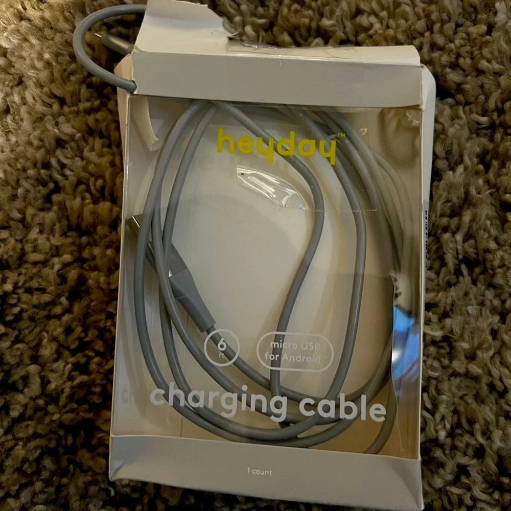 New Target Hey‎ Day 6ft micro USB for android charging cable